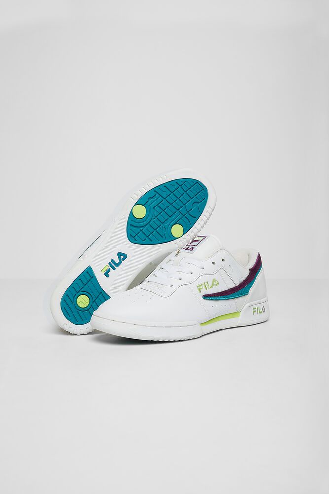 Fila Original Fitness White Sneakers Mens - NZ 67935-JVSA